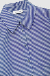 ANINE BING Mika Shirt - Blue And White Stripe