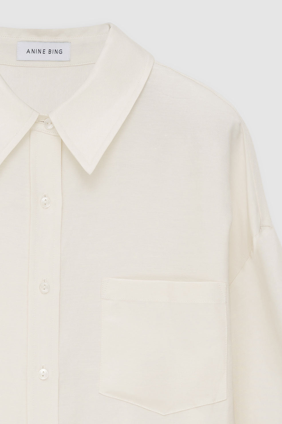 ANINE BING Mika Shirt - White – ANINE BING EU