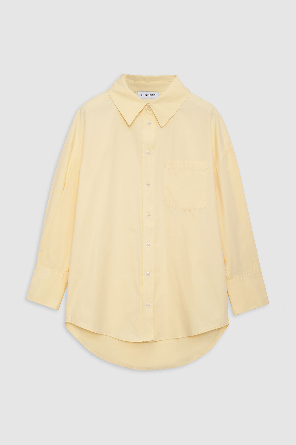 ANINE BING Mika Shirt - Yellow