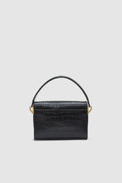 ANINE BING Mini Colette Bag - Black Embossed