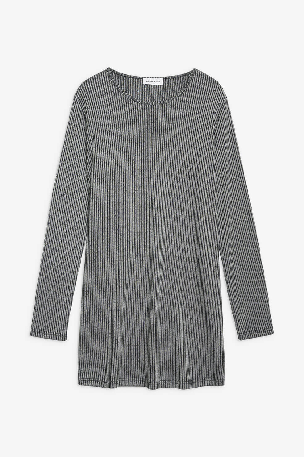 ANINE BING Moss Dress - Black And Grey