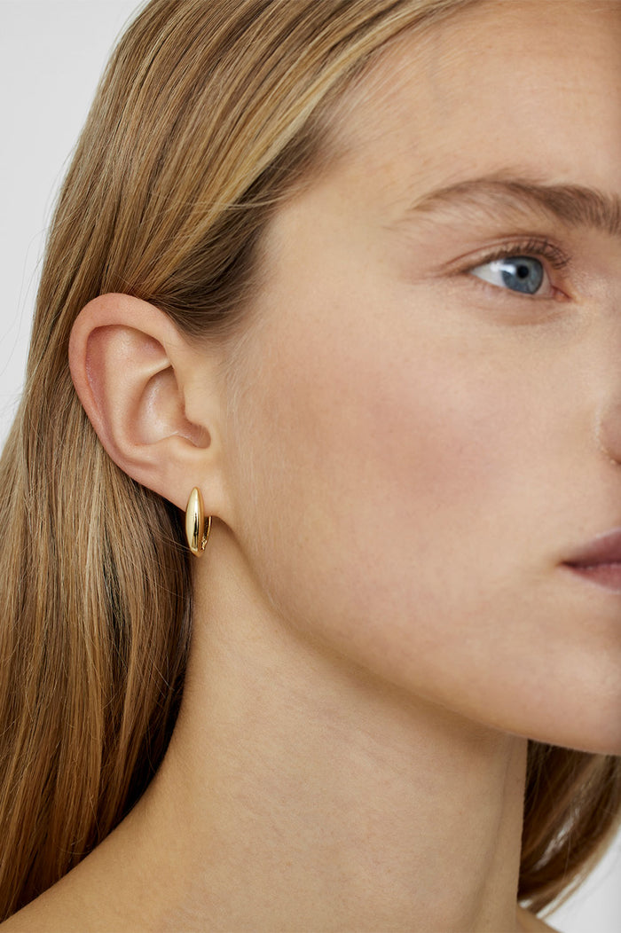 ANINE BING Oval Link Earrings - Gold