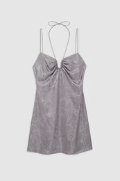 ANINE BING Papillon Dress - Ash Violet Butterfly Jacquard