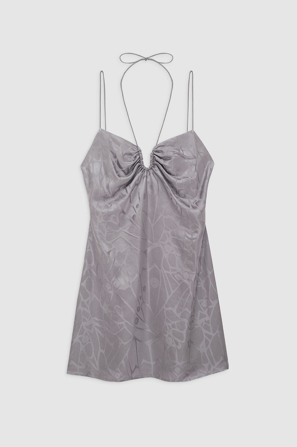 ANINE BING Papillon Dress - Ash Violet Butterfly Jacquard