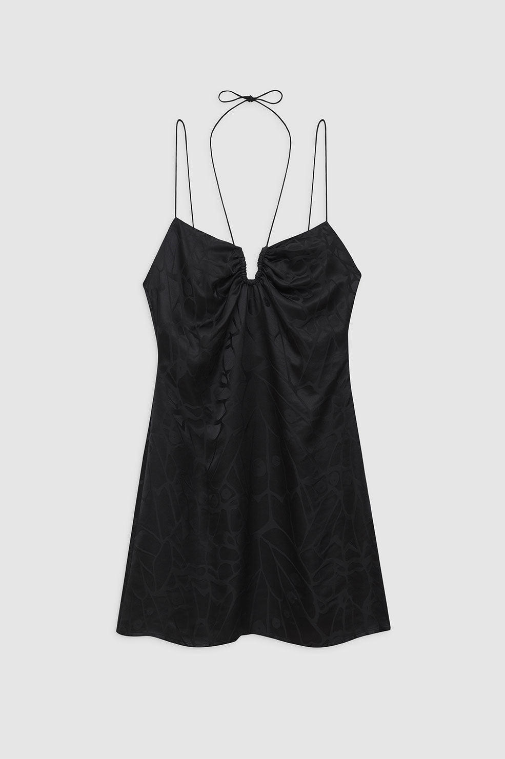 ANINE BING Papillon Dress - Black Butterfly Jacquard