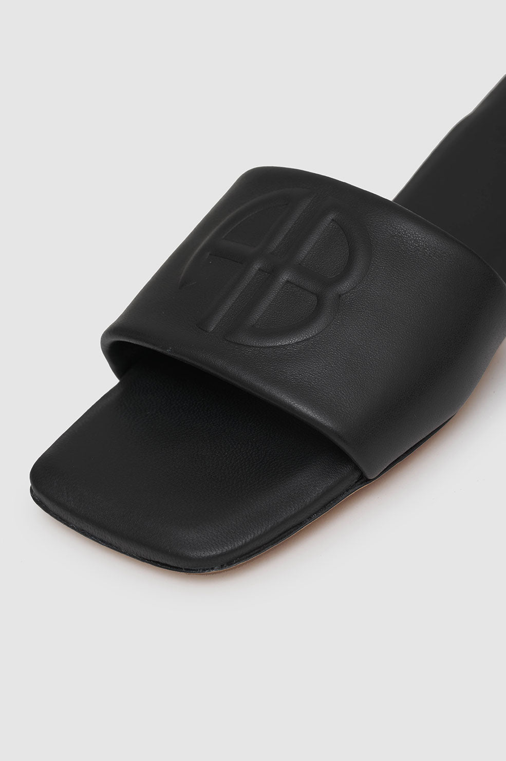 ANINE BING Ria Slides Black Monogram ANINE BING EU