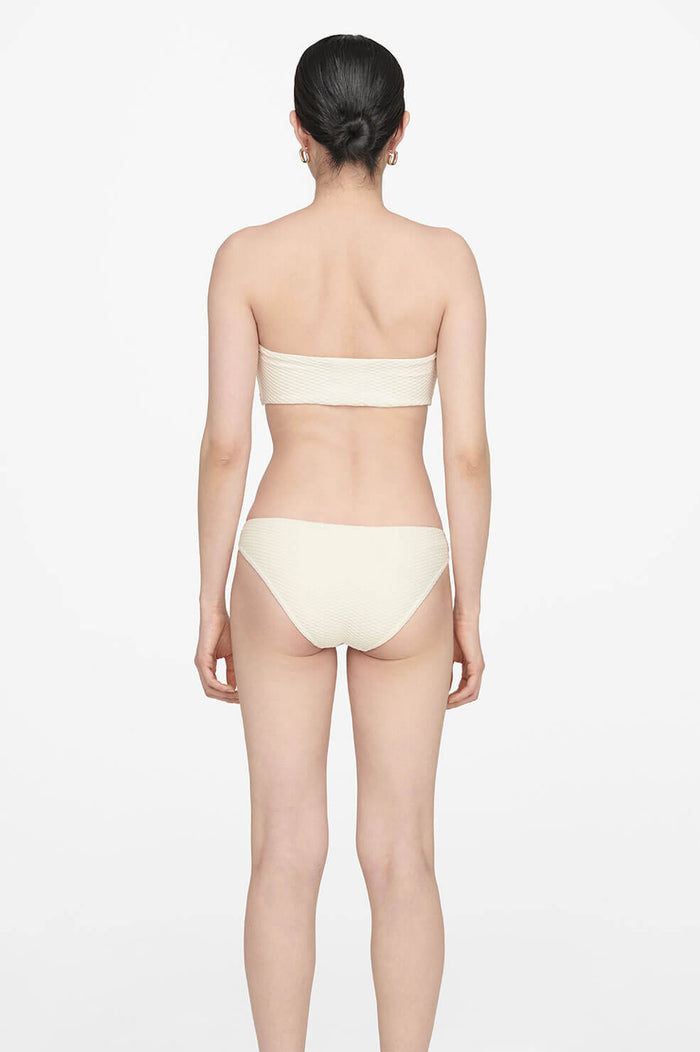 ANINE BING Riza Bikini Bottom - Cream