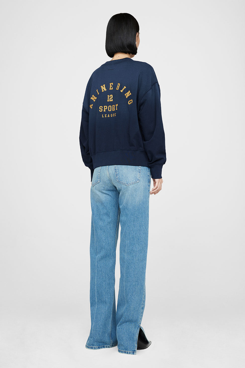 Rod Sweatshirt League - Washed Navy