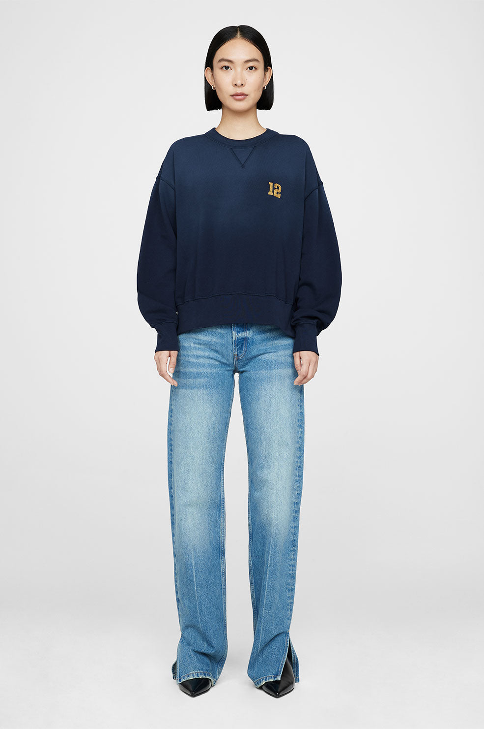 Rod Sweatshirt League - Washed Navy