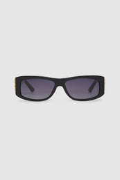 ANINE BING Siena Sunglasses - Black With Gold
