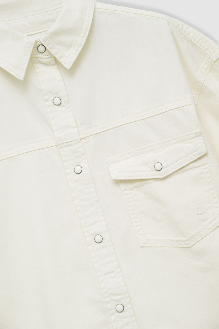 ANINE BING Sloan Shirt - Ivory