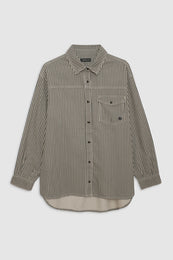 ANINE BING Sloan Shirt - Stripe - Front View