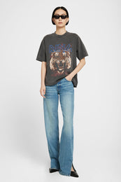 ANINE BING - TIGER TEE - BLACK