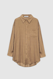 ANINE BING Tio Shirt - Butterscotch - Front View