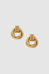 ANINE BING Triple Knot Earrings - Gold