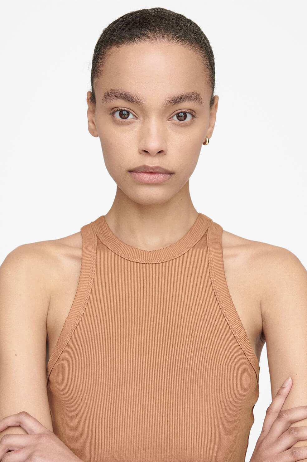 ANINE BING Ty Bodysuit - Camel