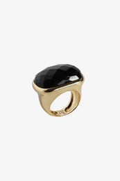 Onyx Ring - Gold