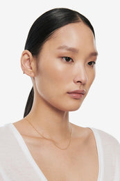 Beaded Chain Necklace - Gold