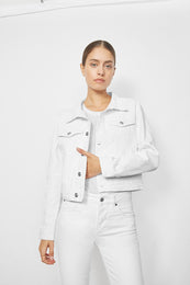 Alex Denim Jacket - White