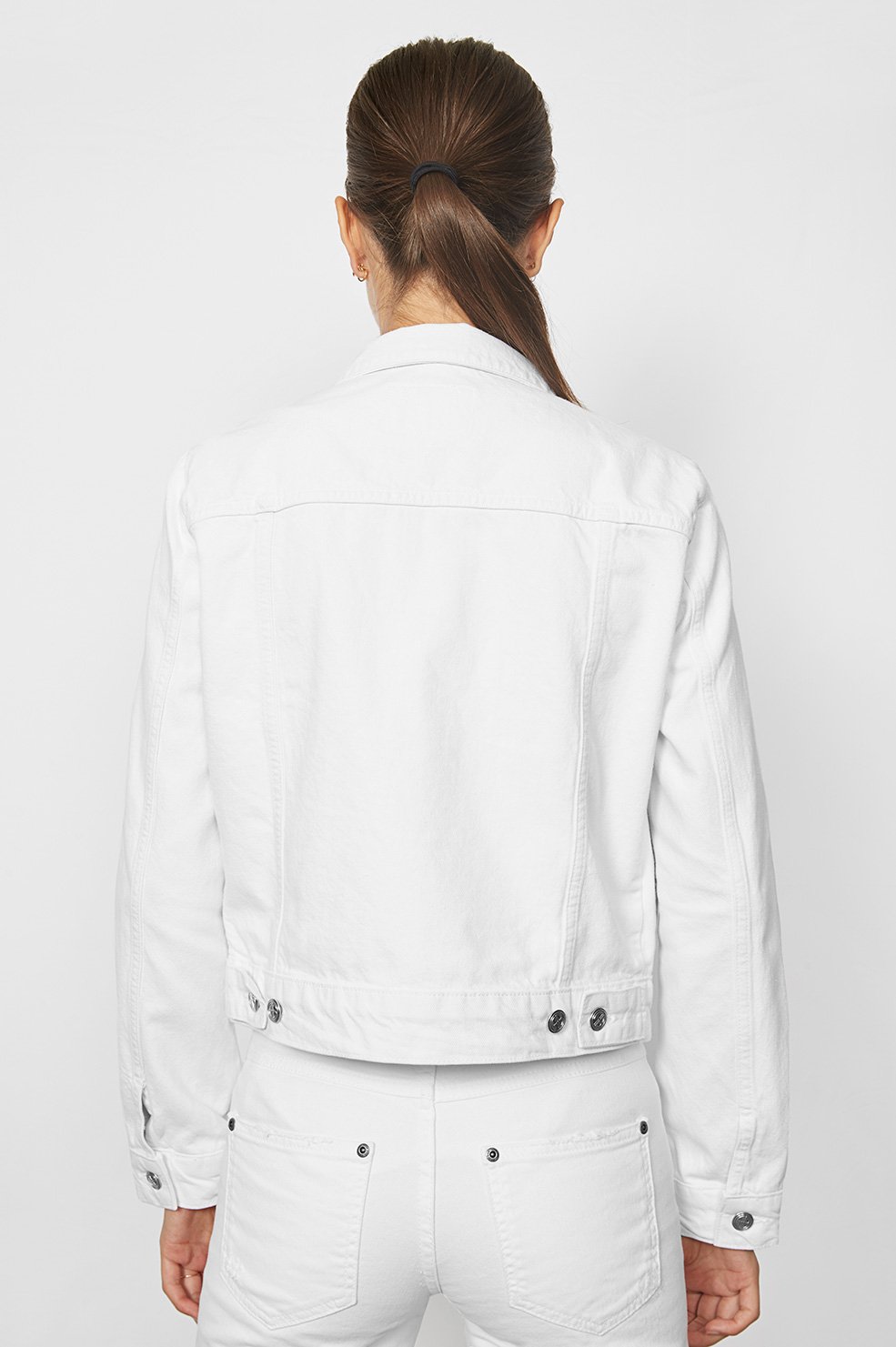 Alex Denim Jacket - White