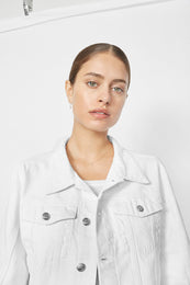 Alex Denim Jacket - White