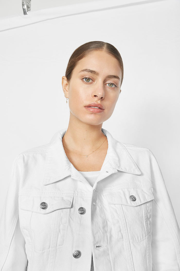 Alex Denim Jacket - White