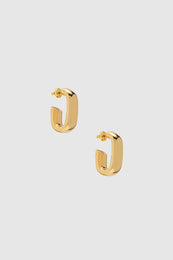 ANINE BING Chunky Hoop Earrings - Gold