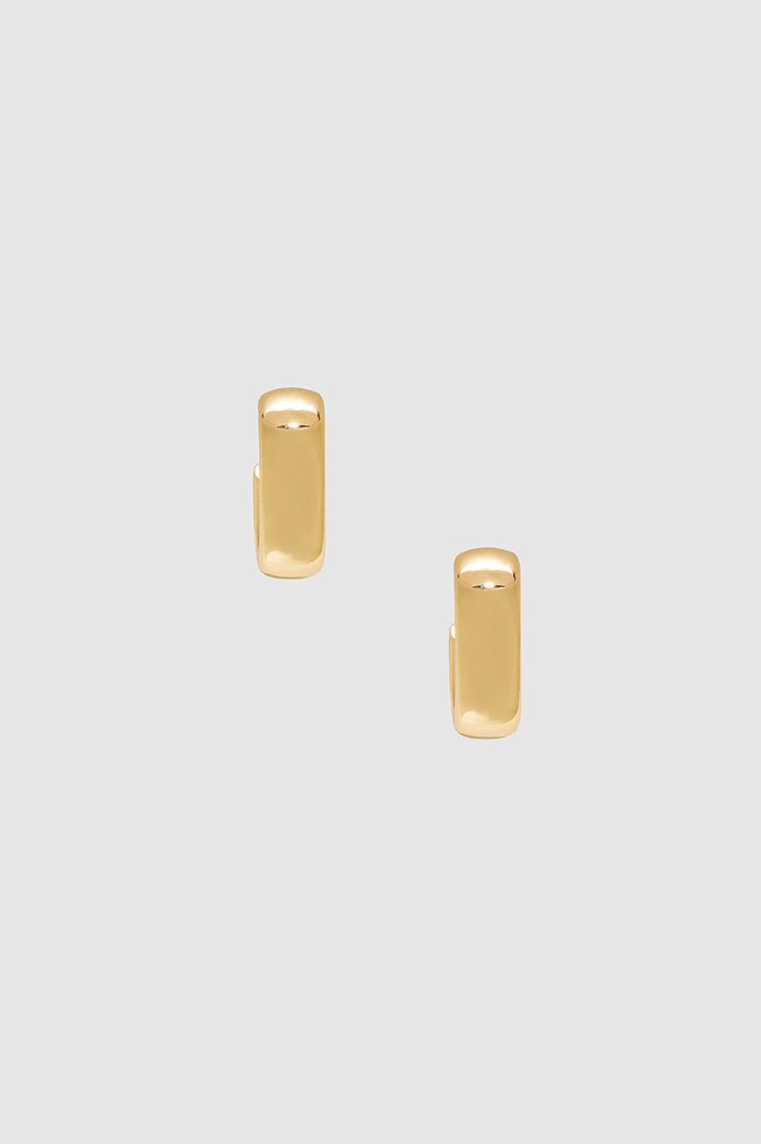 ANINE BING Chunky Hoop Earrings - Gold