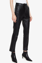 ANINE BING Connor Leather Pants - Black