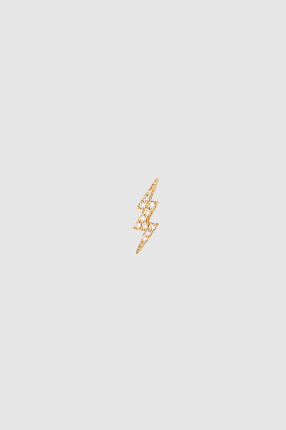 ANINE BING Diamond Bolt Stud - Gold