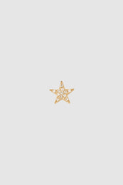 ANINE BING Diamond Star Stud - Gold