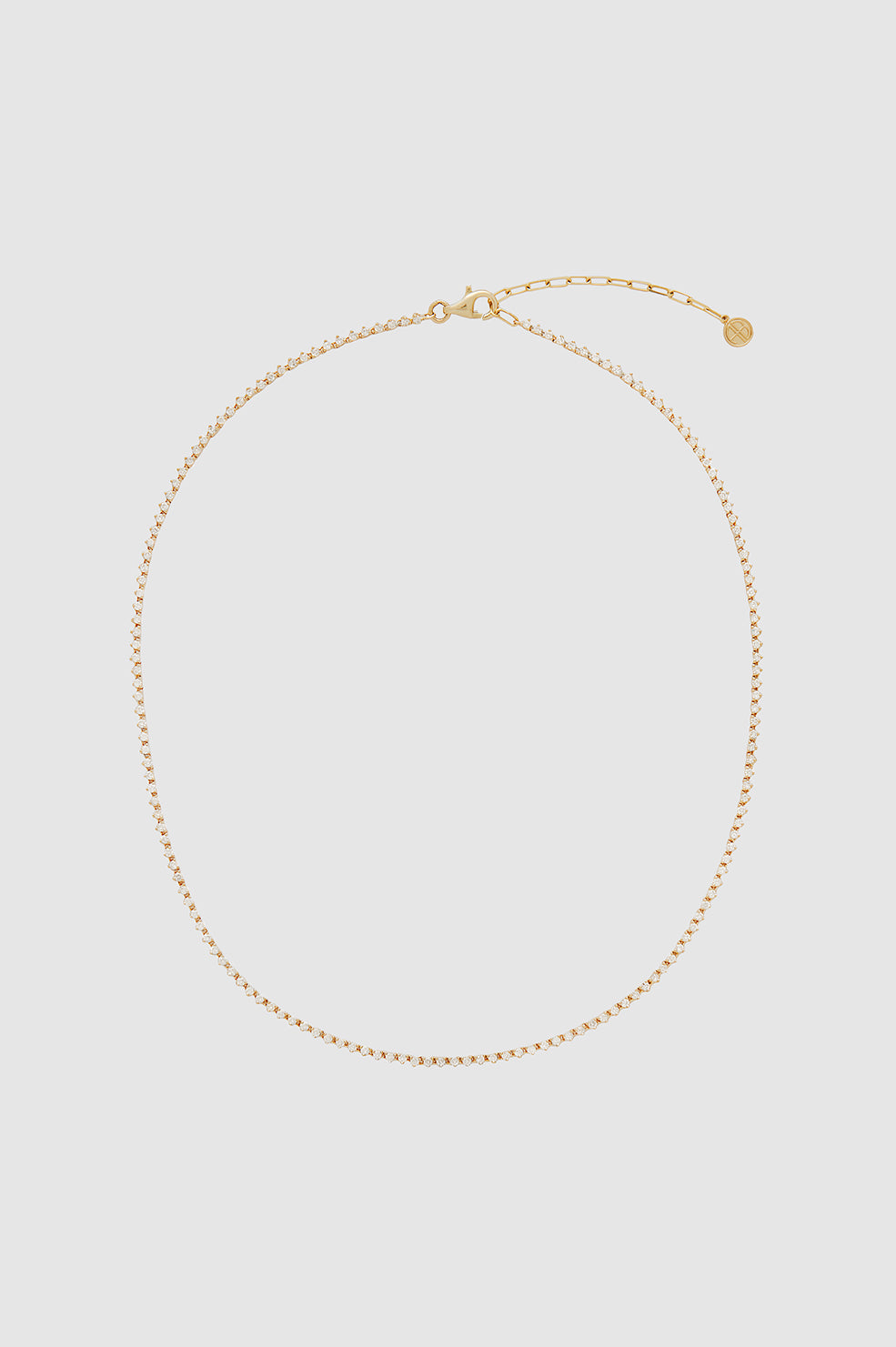 Diamond Tennis Necklace - 14k Gold