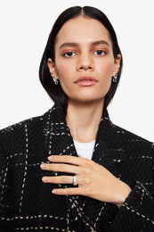 ANINE BING Dome Ring - Silver