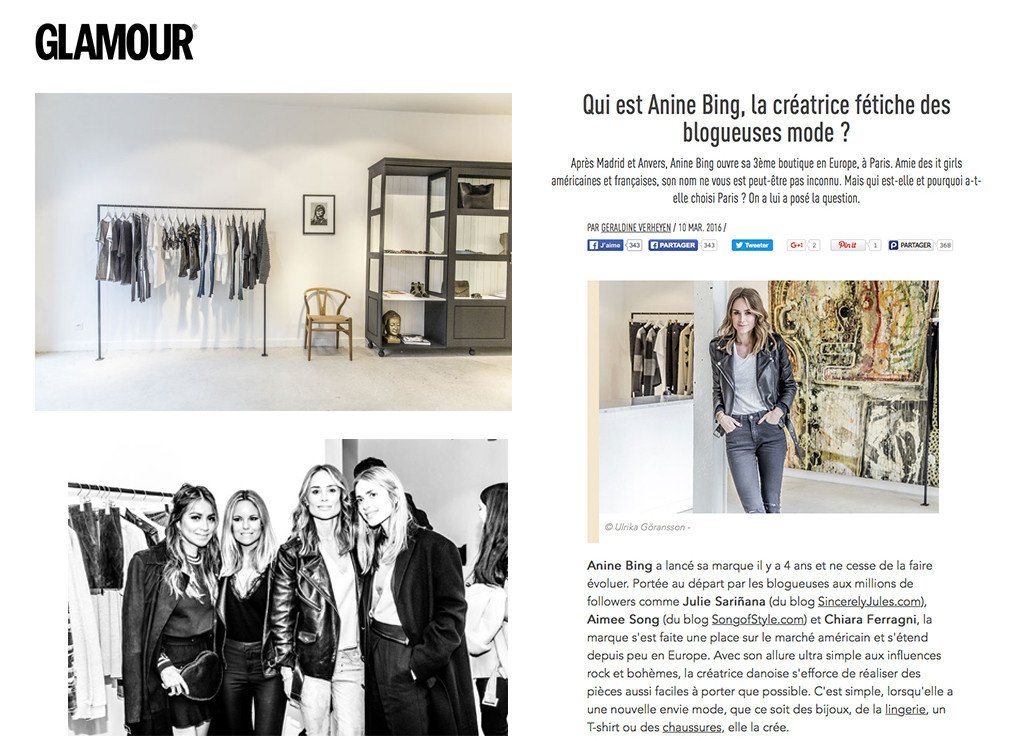 Anine Bing shows us her Parisian boutique – The  fashion and culture  magazine