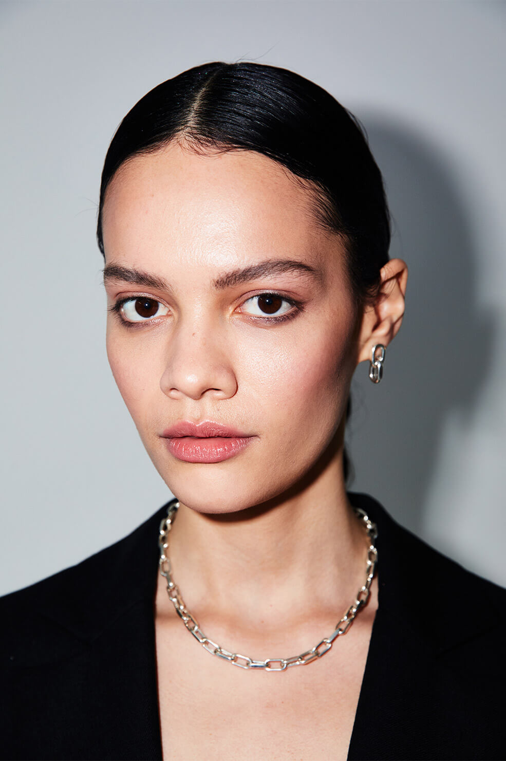 Link Necklace - Silver View 2