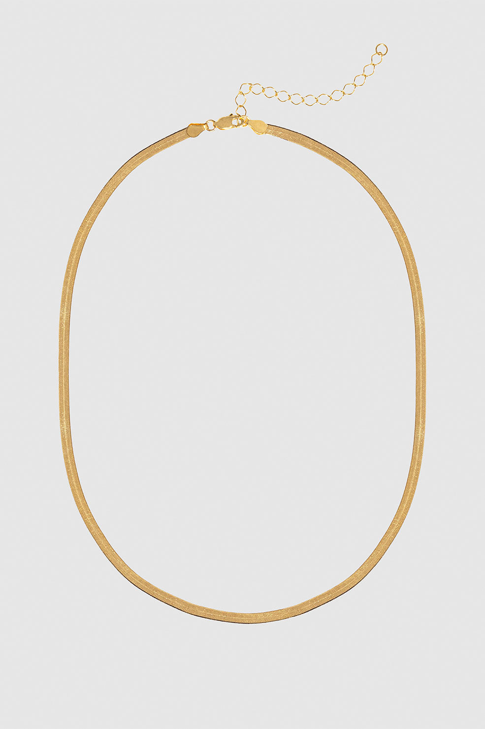 Ribbon Coil Necklace - 14k Gold