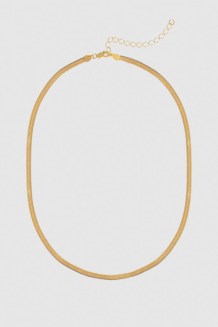 ANINE BING Ribbon Coil Necklace - Gold