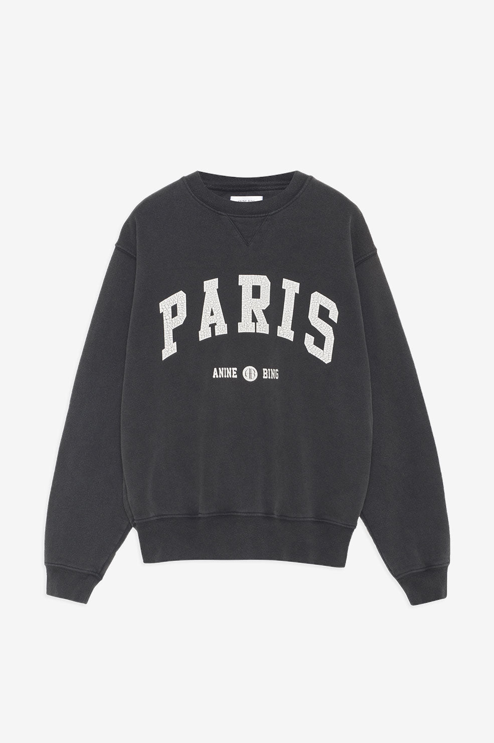 Ramona Sweatshirt University Paris  - Washed Black View 3